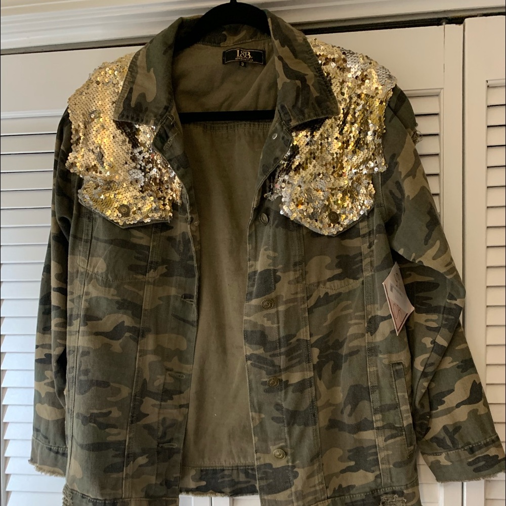 L&B Small Bling Camo Jacket